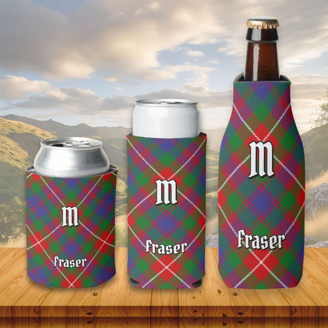 Clan Fraser of Lovat Tartan Can Cooler (Creator Uploaded)
