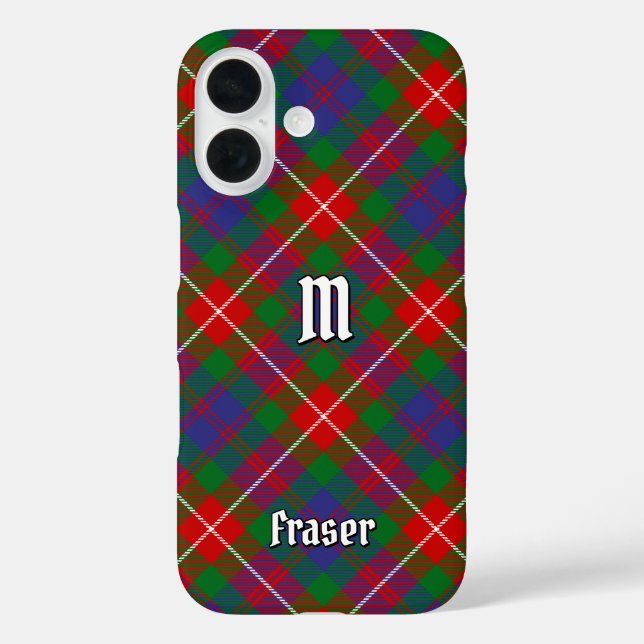 Clan Fraser of Lovat Tartan Case-Mate iPhone Case (Back)