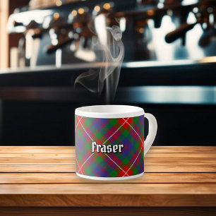 Clan Fraser of Lovat Tartan Espresso Cup