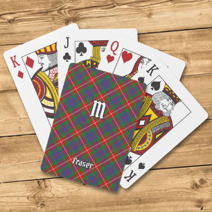 Clan Fraser of Lovat Tartan Playing Cards