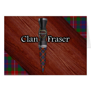 Clan Fraser of Lovat Tartan Sgian Dubh Blade