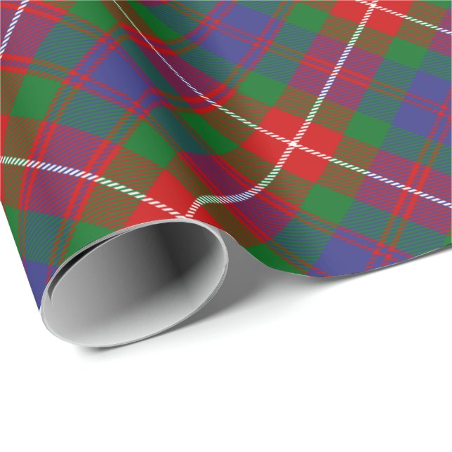 Clan Fraser of Lovat Tartan Wrapping Paper (Roll Corner)