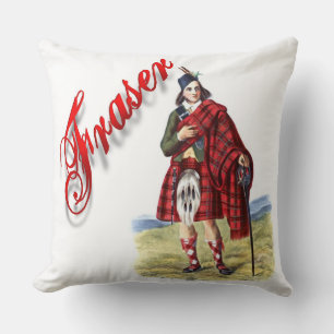 Clan Fraser Scottish Dream Pillow
