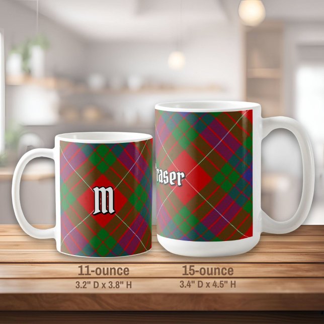 Clan Fraser Tartan Coffee Mug (Creator Uploaded)
