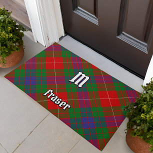 Clan Fraser Tartan Doormat