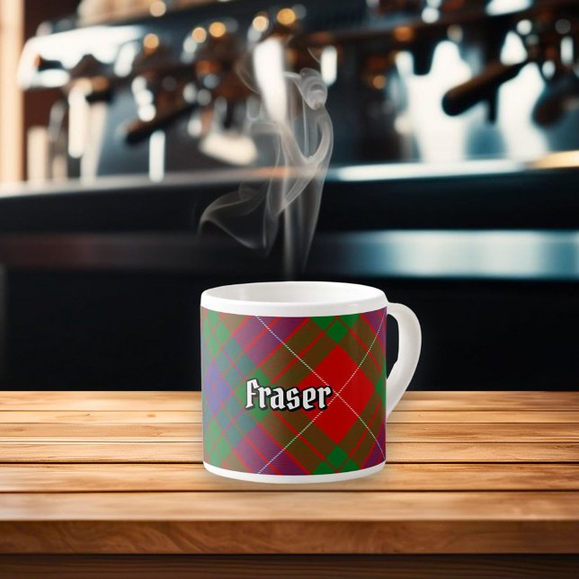 Clan Fraser Tartan Espresso Cup (Creator Uploaded)