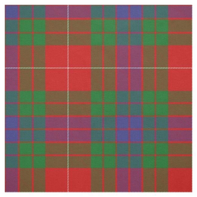 Clan Fraser Tartan Fabric (Swatch)