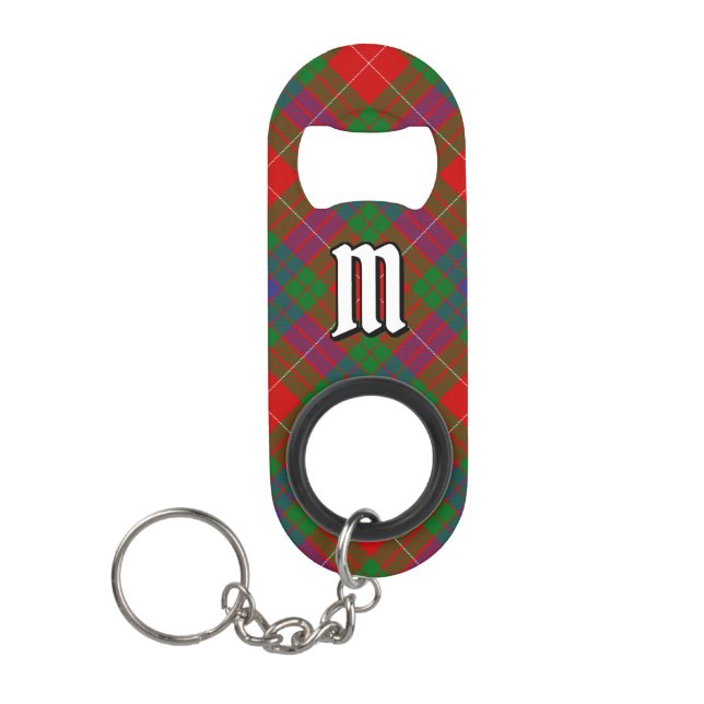 Clan Fraser Tartan Keychain Bottle Opener (Front)