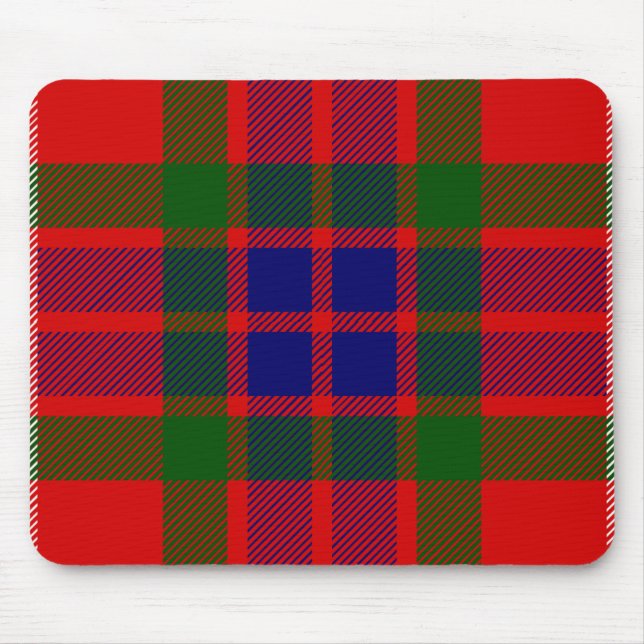 Clan Fraser Tartan Mouse Pad (Front)