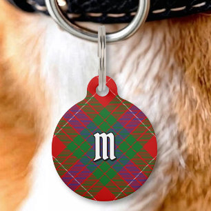 Clan Fraser Tartan Pet ID Tag