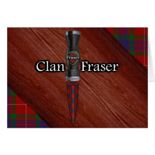 Clan Fraser Tartan Sgian Dubh Blade