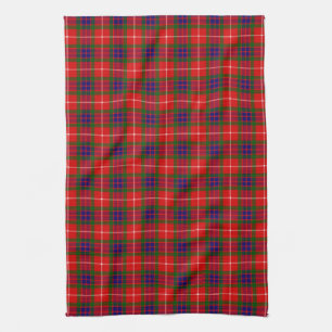 Clan Fraser Tartan Tea Towel