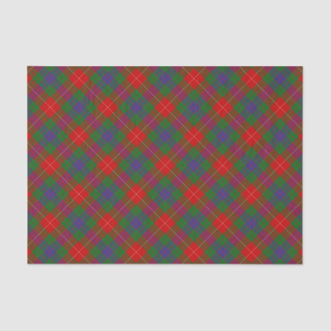 Clan Fraser Tartan Tissue Paper (Front)