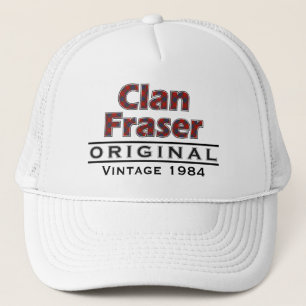 Clan Fraser Vintage Customise Your Birthyear Trucker Hat