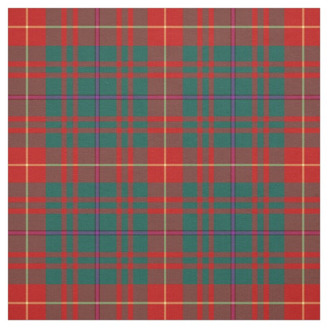 Clan Fulton Tartan Fabric (Swatch)