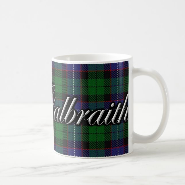 Clan Galbraith Classic Tartan Coffee Mug (Right)