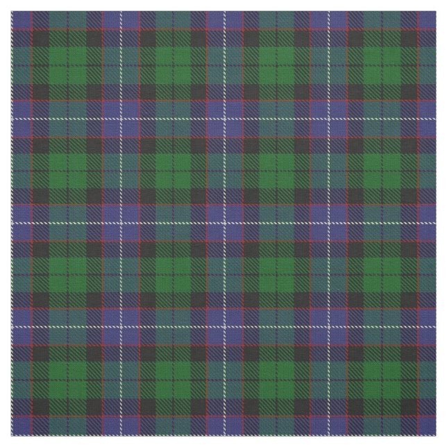 Clan Galbraith Scottish Tartan Plaid Fabric (Swatch)