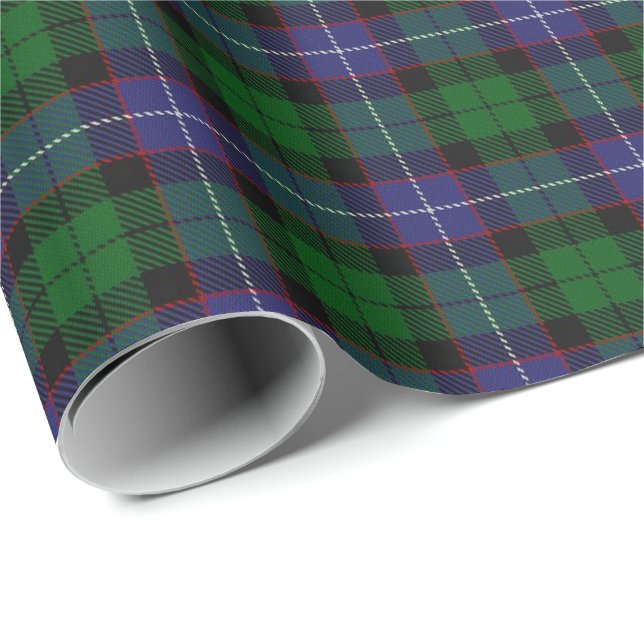 Clan Galbraith Scottish Tartan Wrapping Paper (Roll Corner)