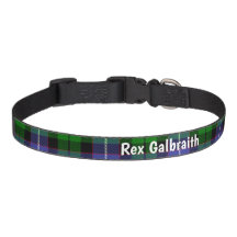 Clan Galbraith Tartan Dog Collar