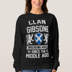 Clan Gibsone Scottish Family Clan Scotland Wreakin Sweatshirt