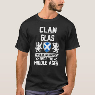 Clan Glas Scottish Family Clan Scotland Wreaking H T-Shirt