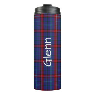Clan Glenn Plaid Custom Thermal Tumbler