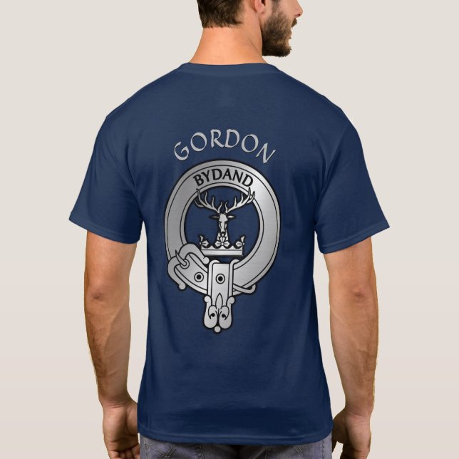 Clan Gordon Crest T-Shirt (Back)