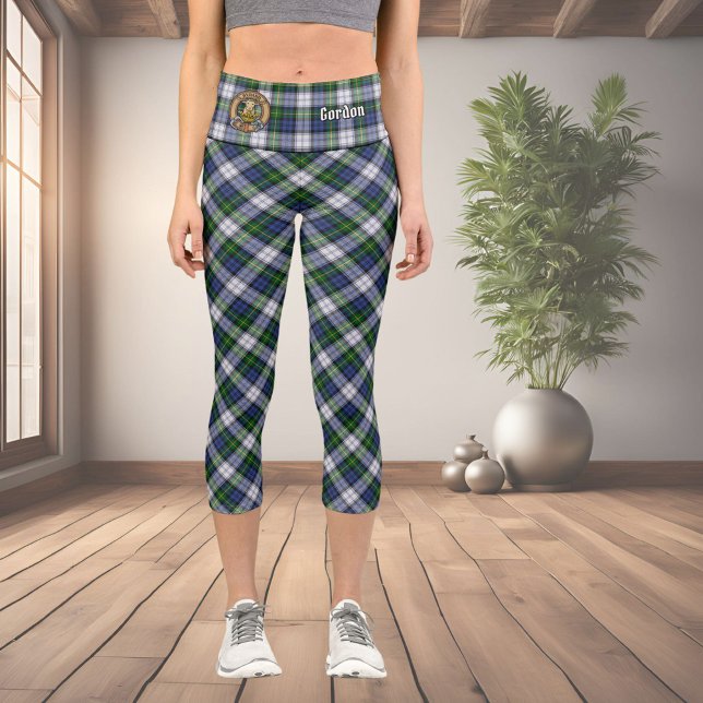 Clan Gordon Dress Tartan Capri Leggings (Creator Uploaded)