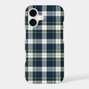 Clan Gordon Dress Tartan Navy Blue and White Plaid