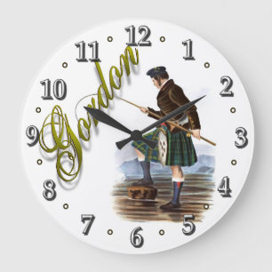 Clan Gordon Scottish Dream Clock