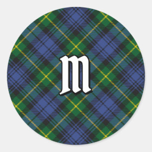 Clan Gordon Tartan Classic Round Sticker