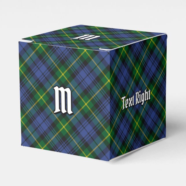 Clan Gordon Tartan Favour Box (Front Side)