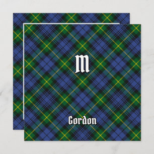 Clan Gordon Tartan Invitation