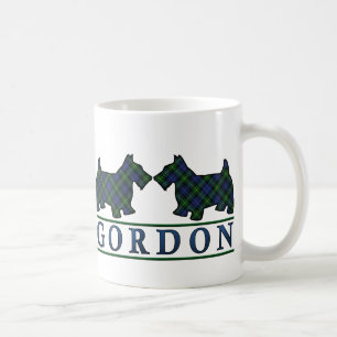 Clan Gordon Tartan Scottish Scottie Dogs Coffee Mug