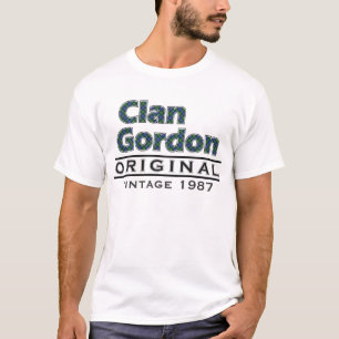 Clan Gordon Vintage Customise Your Birthyear T-Shirt