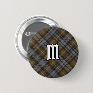 Clan Gordon Weathered Tartan Button