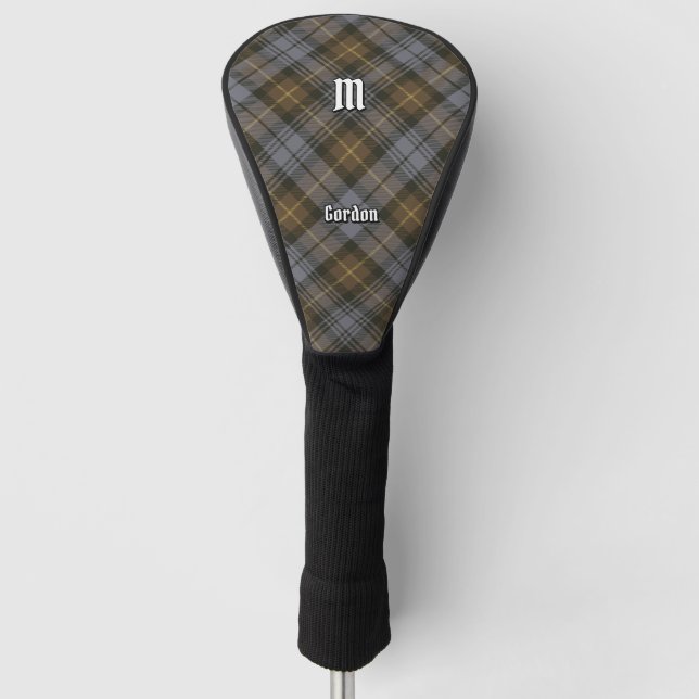 Clan Gordon Weathered Tartan Golf Head Cover (Front)
