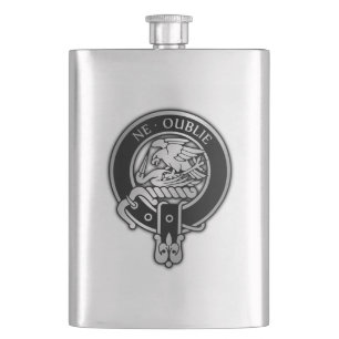 Clan Graham Crest Flask