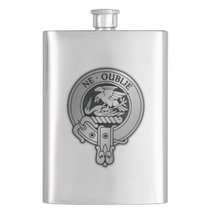 Clan Graham Crest & Tartan Flask