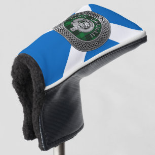 Clan Graham Crest & Tartan Knot Golf Head Cover