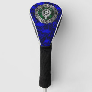 Clan Graham Crest & Tartan Knot Golf Head Cover