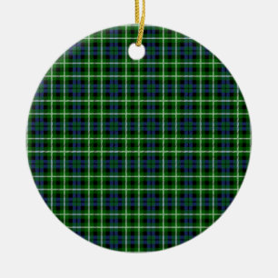 Clan Graham Tartan Ceramic Ornament