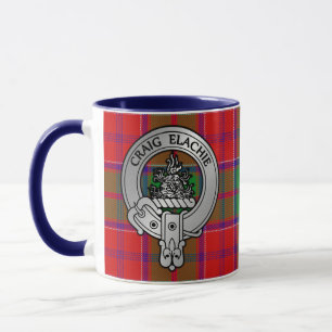 Clan Grant Crest & Tartan Mug