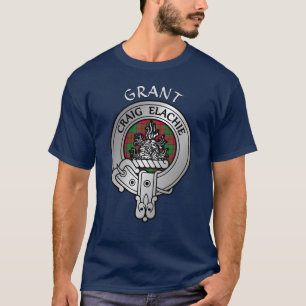 Clan Grant Crest & Tartan T-Shirt