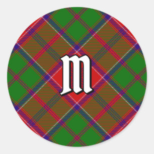 Clan Grant Tartan Classic Round Sticker