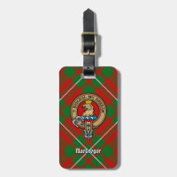 Clan Gregor Crest over Tartan