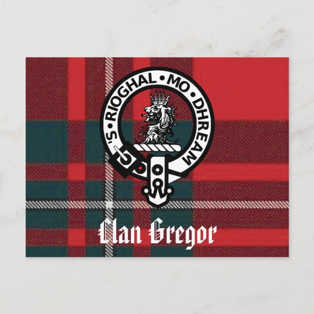 Clan Gregor Postcards (Front)