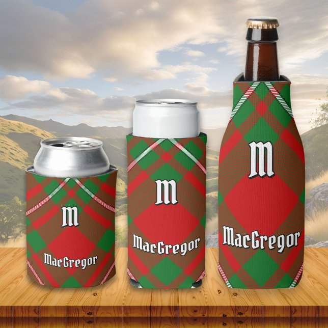 Clan Gregor Tartan Can Cooler (Creator Uploaded)