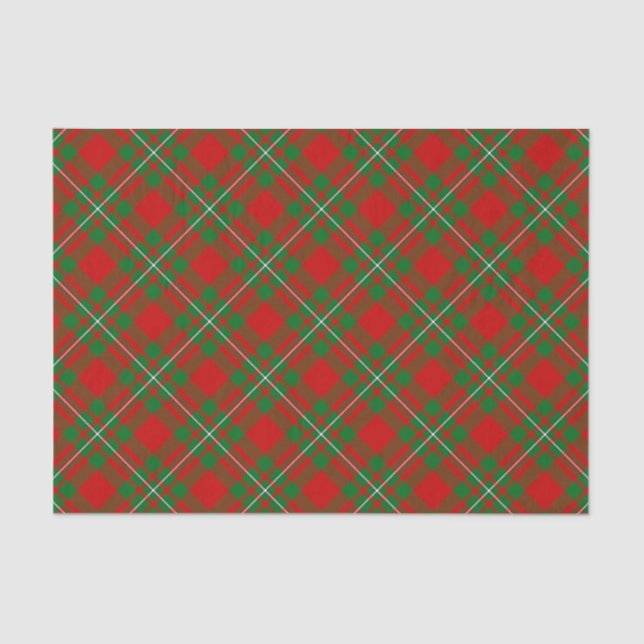 Clan Gregor Tartan Tissue Paper (Front)