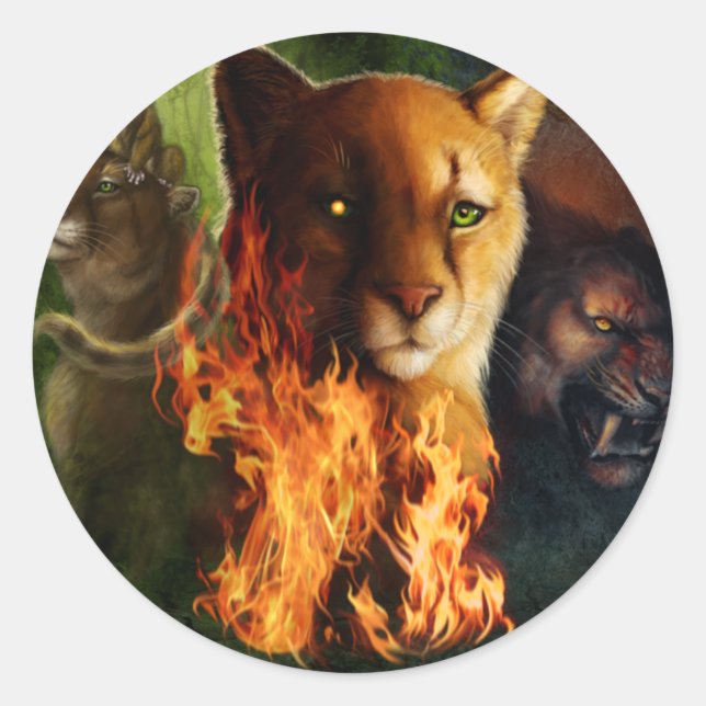 Clan Ground Classic Round Sticker (Front)